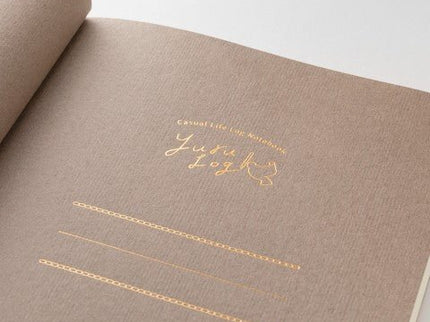 Yuru Log Notebook - B6 - Cat - ColorSwatch