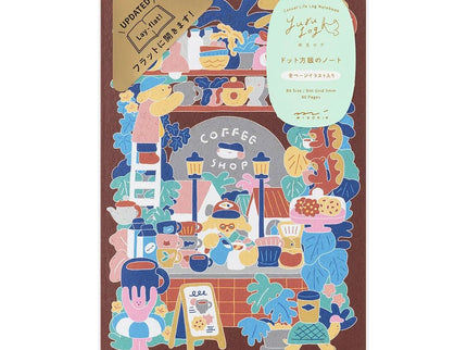 Yuru Log Notebook - B6 - Coffee Shop - ColorSwatch