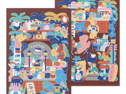 Yuru Log Notebook - B6 - Coffee Shop - ColorSwatch
