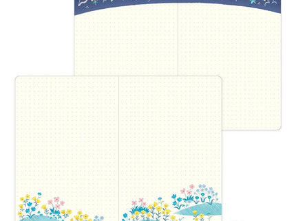 Yuru Log Notebook - B6 - Floral - ColorSwatch