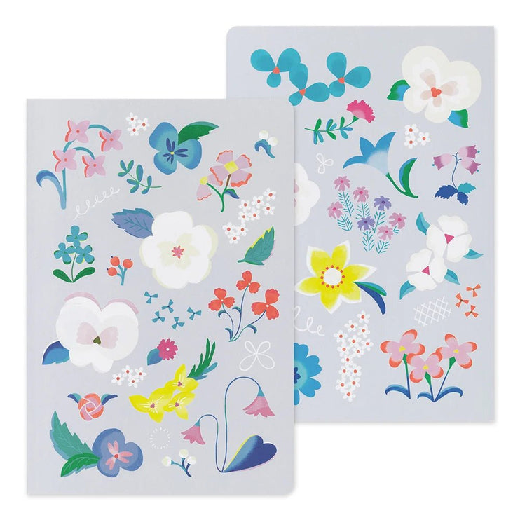 Yuru Log Notebook - B6 - Floral - ColorSwatch