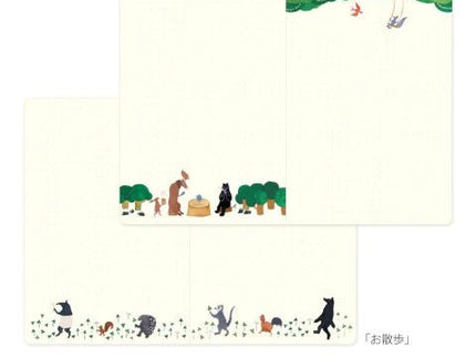 Yuru Log Notebook - B6 - Forest Animals - ColorSwatch