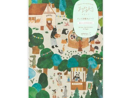 Yuru Log Notebook - B6 - Forest Animals - ColorSwatch