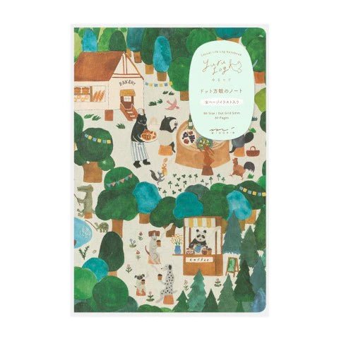 Yuru Log Notebook - B6 - Forest Animals - ColorSwatch