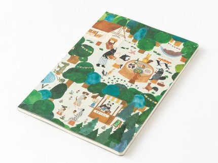 Yuru Log Notebook - B6 - Forest Animals - ColorSwatch