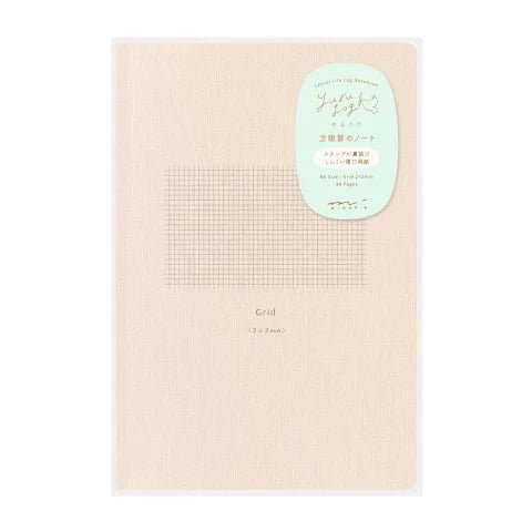 Yuru Log Notebook - B6 - Grid 2mm - ColorSwatch