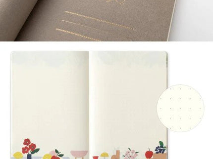 Yuru Log Notebook - B6 - Motif Textile - ColorSwatch