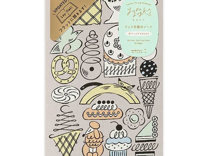 Yuru Log Notebook - B6 - Sweets and Animals - ColorSwatch