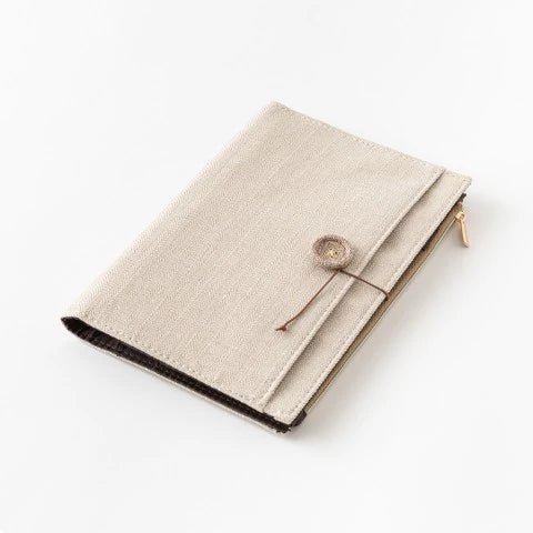 Yuru Log Notebook Cloth Cover - B6 - Beige - ColorSwatch