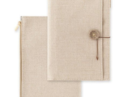 Yuru Log Notebook Cloth Cover - B6 - Beige - ColorSwatch