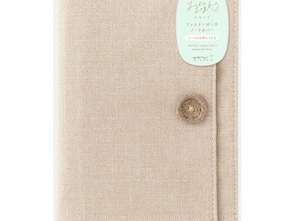 Yuru Log Notebook Cloth Cover - B6 - Beige - ColorSwatch