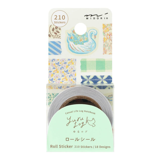 Yuru Log Roll Sticker - Antique - ColorSwatch