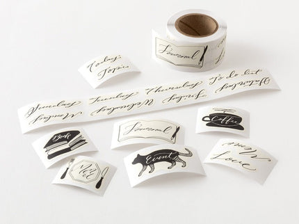 Yuru Log Roll Sticker - Calligraphy - ColorSwatch