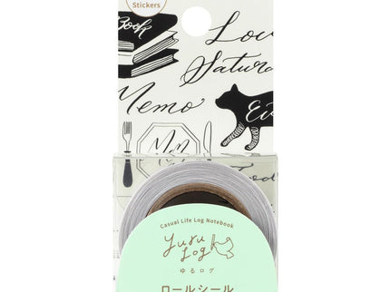Yuru Log Roll Sticker - Calligraphy - ColorSwatch