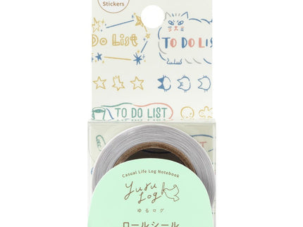 Yuru Log Roll Sticker - List - ColorSwatch