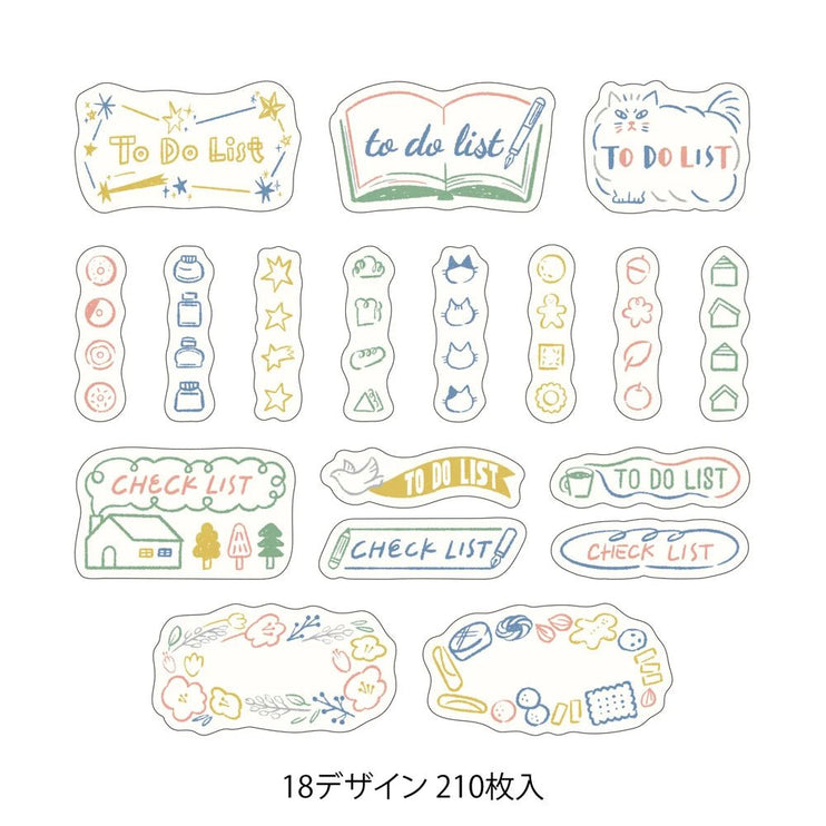 Yuru Log Roll Sticker - List - ColorSwatch