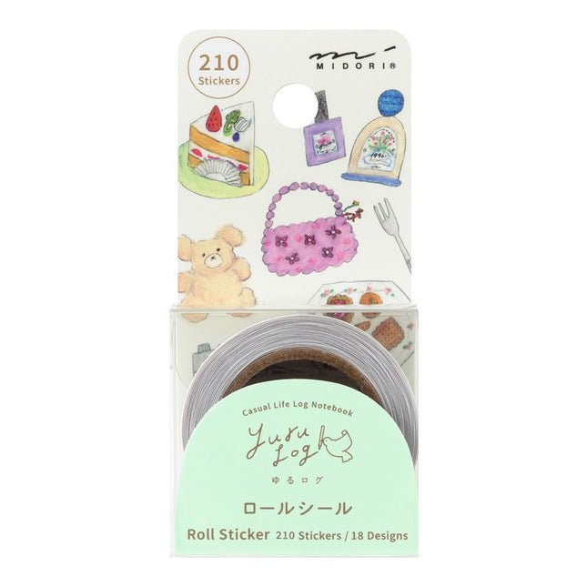 Yuru Log Roll Sticker - Motifs - ColorSwatch