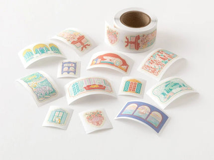 Yuru Log Roll Sticker - Window Views - ColorSwatch