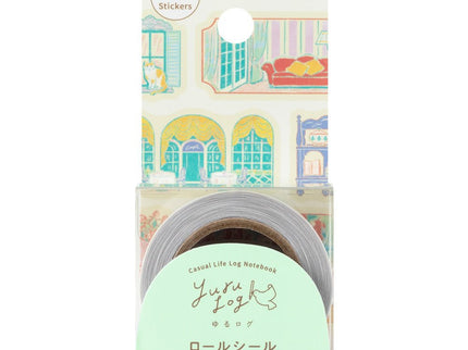 Yuru Log Roll Sticker - Window Views - ColorSwatch