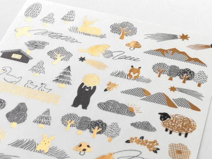 Yuru Log Stickers - Camouflage Forest - ColorSwatch