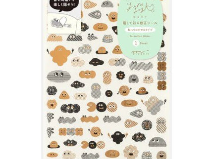 Yuru Log Stickers - Camouflage Mini Monster - ColorSwatch