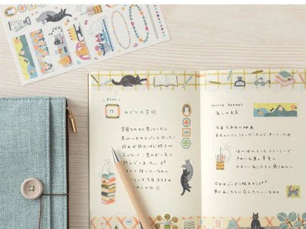 Yuru Log Stickers - Cat - ColorSwatch