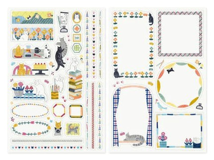 Yuru Log Stickers - Cat - ColorSwatch