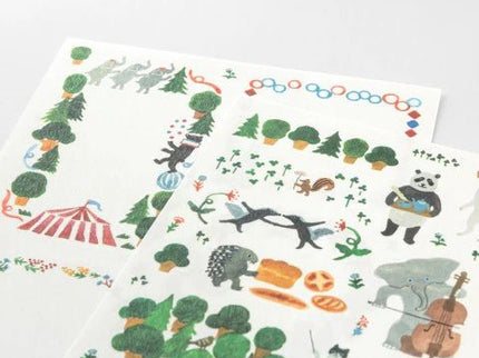 Yuru Log Stickers - Forest - ColorSwatch