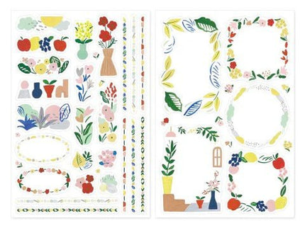 Yuru Log Stickers - Motif Textile - ColorSwatch