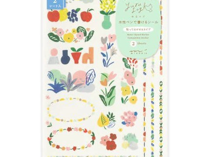 Yuru Log Stickers - Motif Textile - ColorSwatch