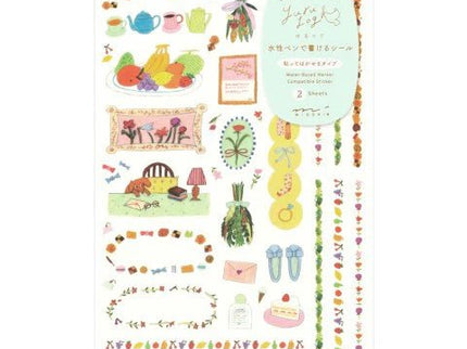 Yuru Log Stickers - My Life - ColorSwatch