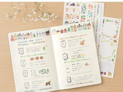 Yuru Log Stickers - Scandinavia - ColorSwatch