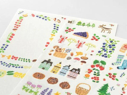 Yuru Log Stickers - Scandinavia - ColorSwatch