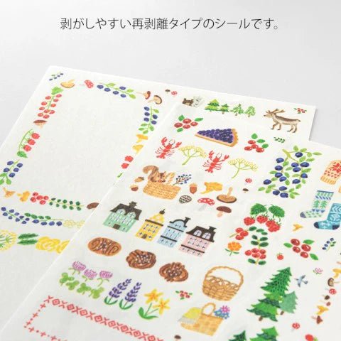 Yuru Log Stickers - Scandinavia - ColorSwatch