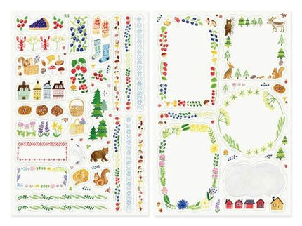 Yuru Log Stickers - Scandinavia - ColorSwatch