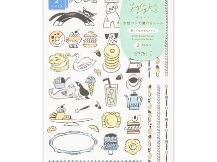 Yuru Log Stickers - Sweets and Animals