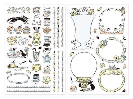 Yuru Log Stickers - Sweets and Animals