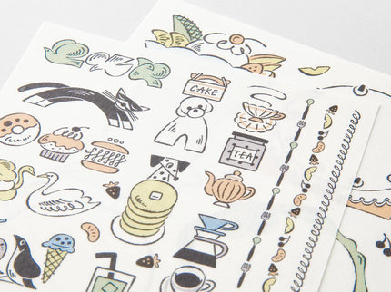 Yuru Log Stickers - Sweets and Animals