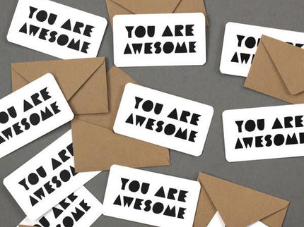 12 Mini Notas - Awesome - ColorSwatch