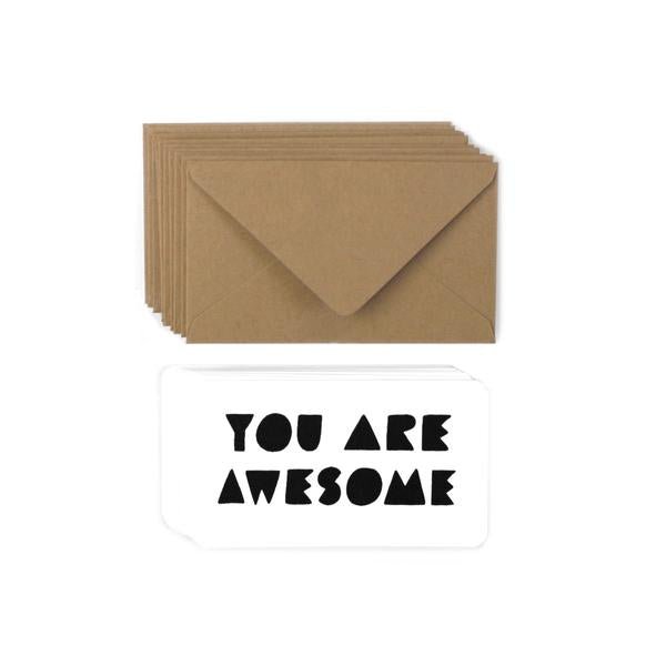 12 Mini Notas - Awesome - ColorSwatch
