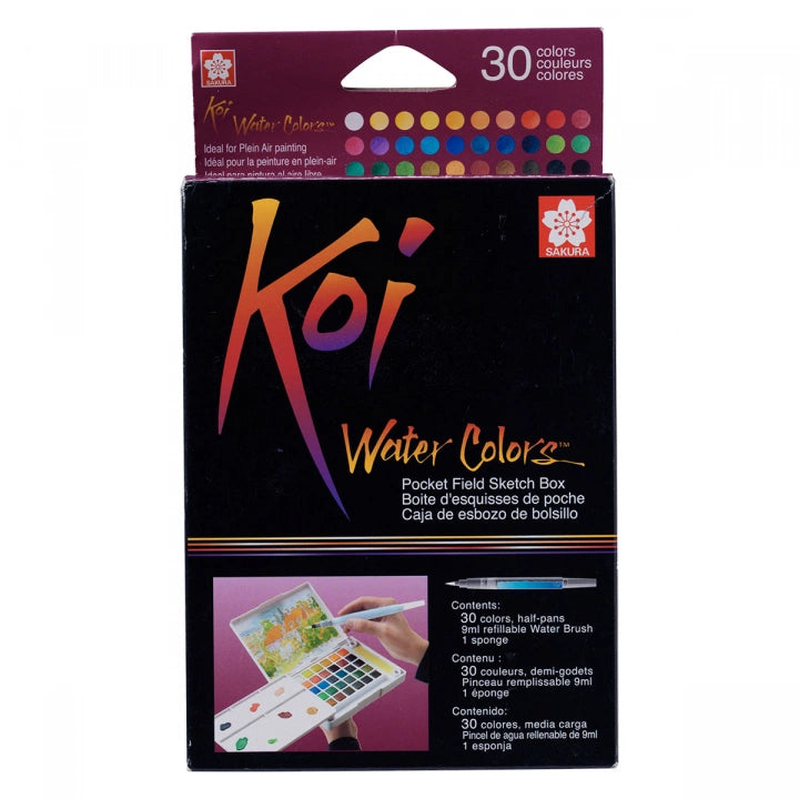 Koi Acuarelas - Pocket Field Set 30 - Clásicos