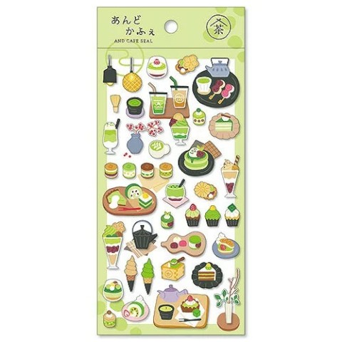 Coffee Stickers - Matcha