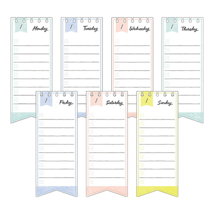 Stickies - Weekly Log - Ribbon