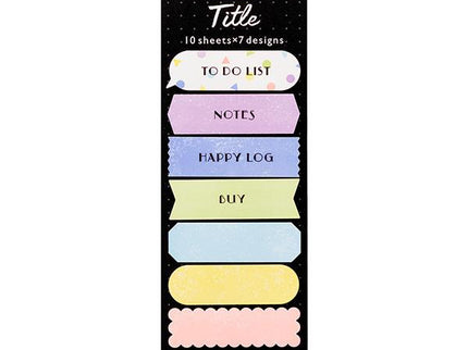 Stickies - Title - Colores
