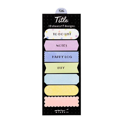 Stickies - Title - Colores