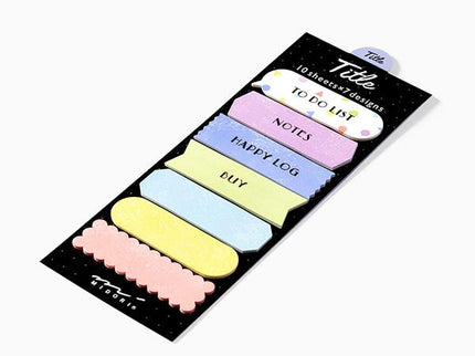 Stickies - Title - Colores