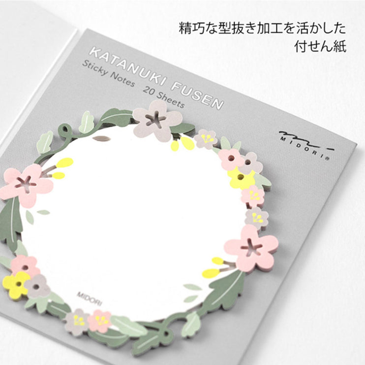 Sticky Notes Troqueladas - Flores
