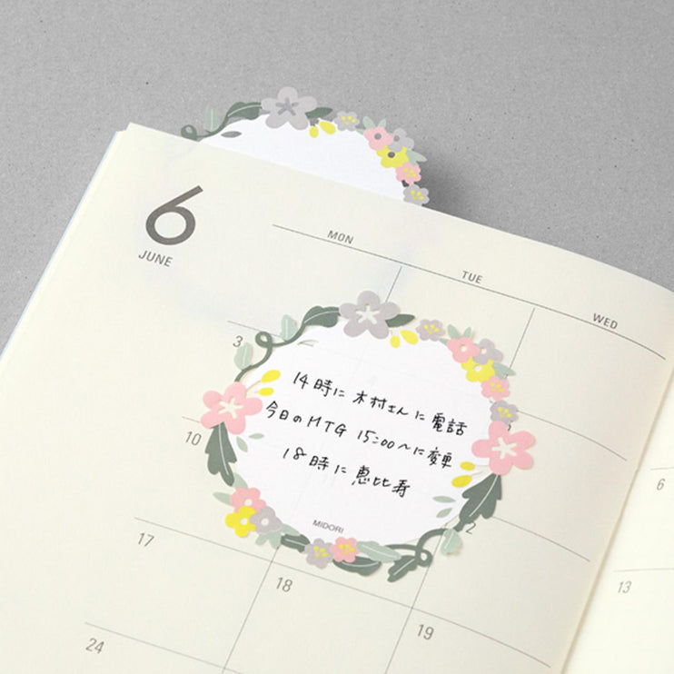 Sticky Notes Troqueladas - Flores