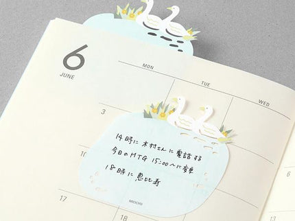 Sticky Notes Troqueladas - Cisnes