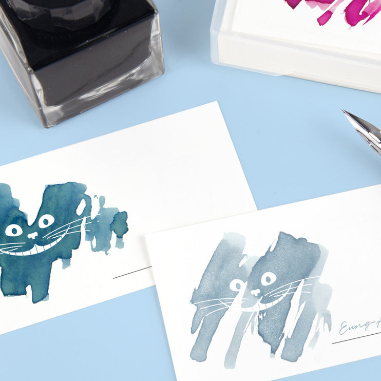 Ink Swatch - Tarjetas Horizontales - 50 - Cheshire Cat